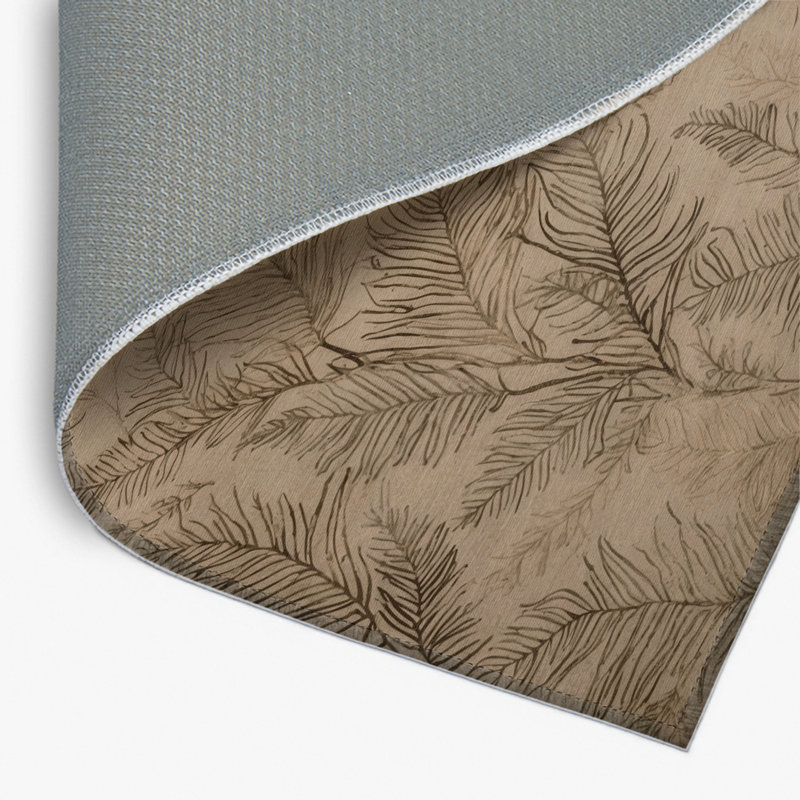 Nature Brown Indoor and Outdoor Area Rug, Rectangle 8' x 10'