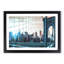 Brooklyn Bridge and New York Skyline - Picture Frame Painting Print-55513086-55513087