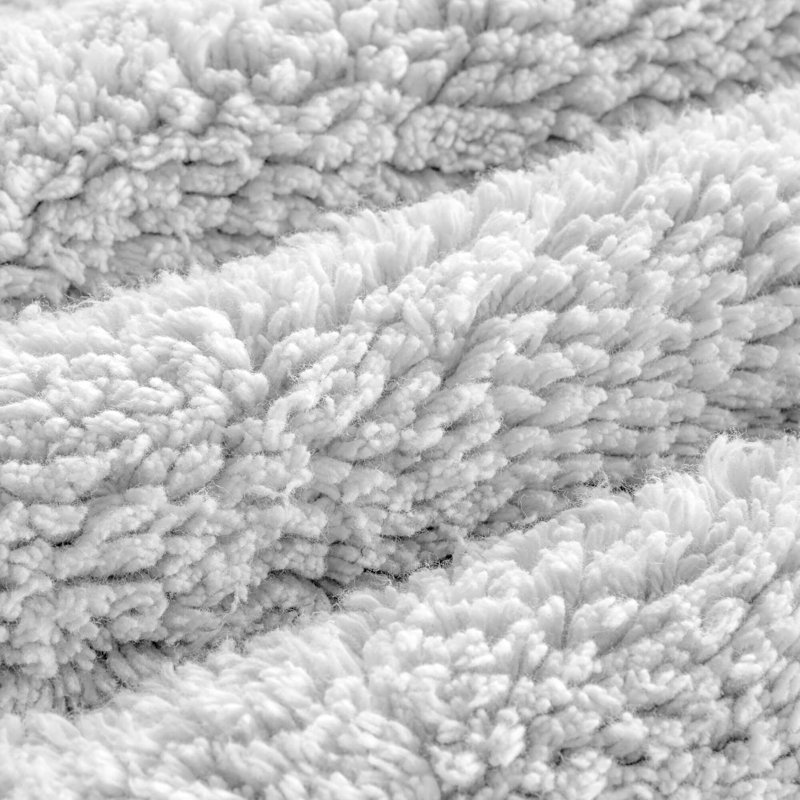 1 tapis de bain réversible 100% coton touffeté 3000 g / m², Gris clair, L 44 po x l 24 po