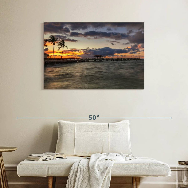 Gillard Key West Twilight Gillard, 26" H x 39" W