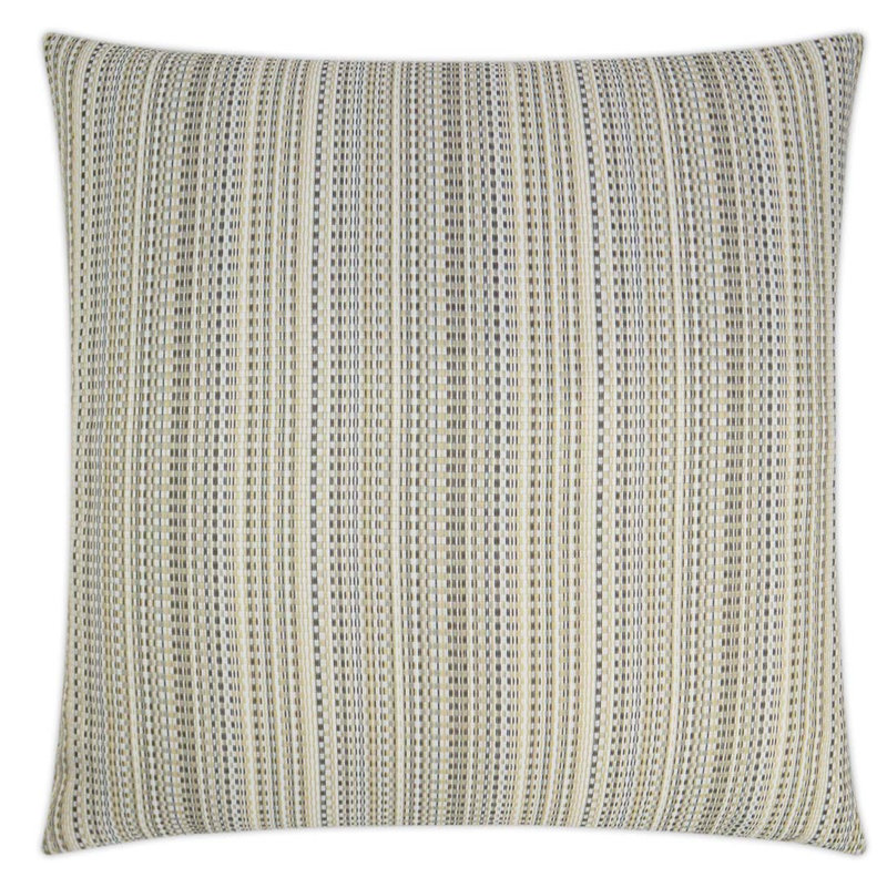 Sunrun Square Indoor/Outdoor Pillow Cover & Insert, Natural