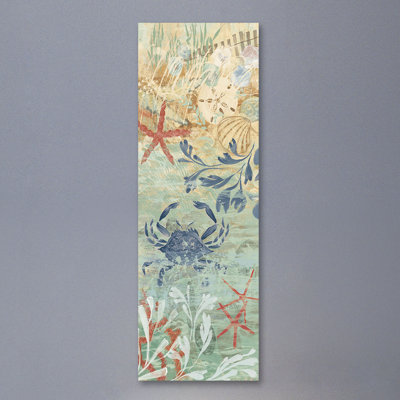 Floral Frenzy Coastal VII by Alan Hopfensperger - Wrapped Canvas Painting