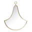 Clochette Flat Metal Beveled Wall Mirror