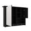 Armoire à miroir murale de 36 pouces, solution de rangement de salle de bain avec tablettes personnalisables-407044082
