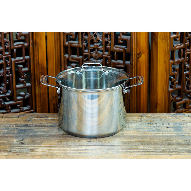 DAVYLINE 8 Quarts Stainless Steel Stock Pot