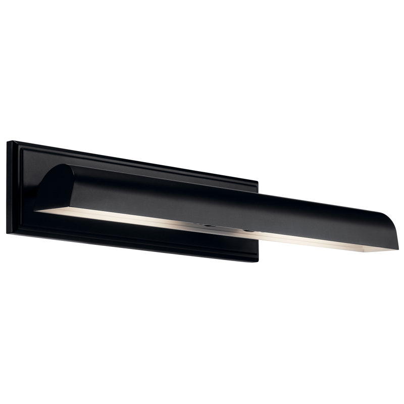 Lampe pour tableau à intensité variable, Noir, H 4,75 po x l 24,25 po x P 8,5 po