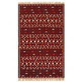 Faraid Hand Woven Cotton and Wool Area Rug