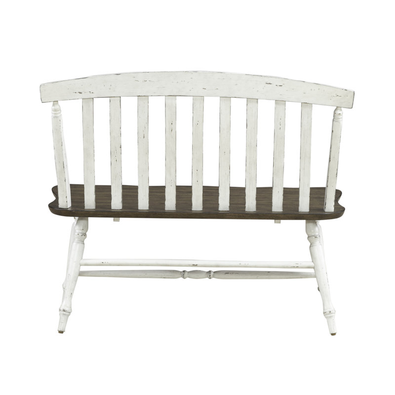 Catriel Slat Back Dining Bench