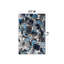 Tapis gris / argenté à poil long à motif floral Florentia-1119883280