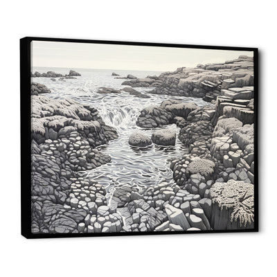 «Gray Abstract Landscape I», reproduction