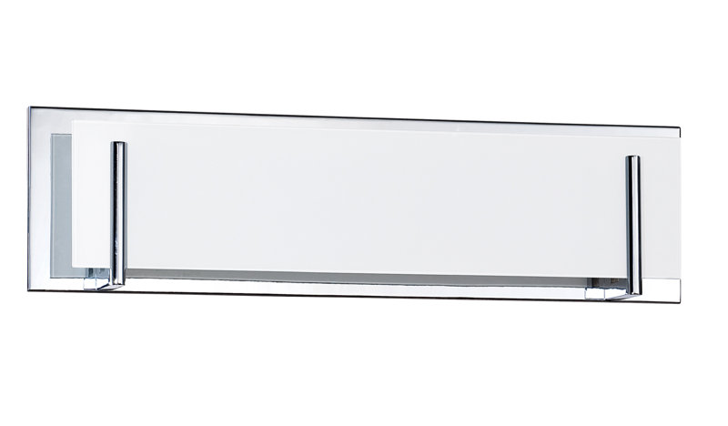 Barre d'éclairage de salle de bain 4 lumières Abhijot, Chrome