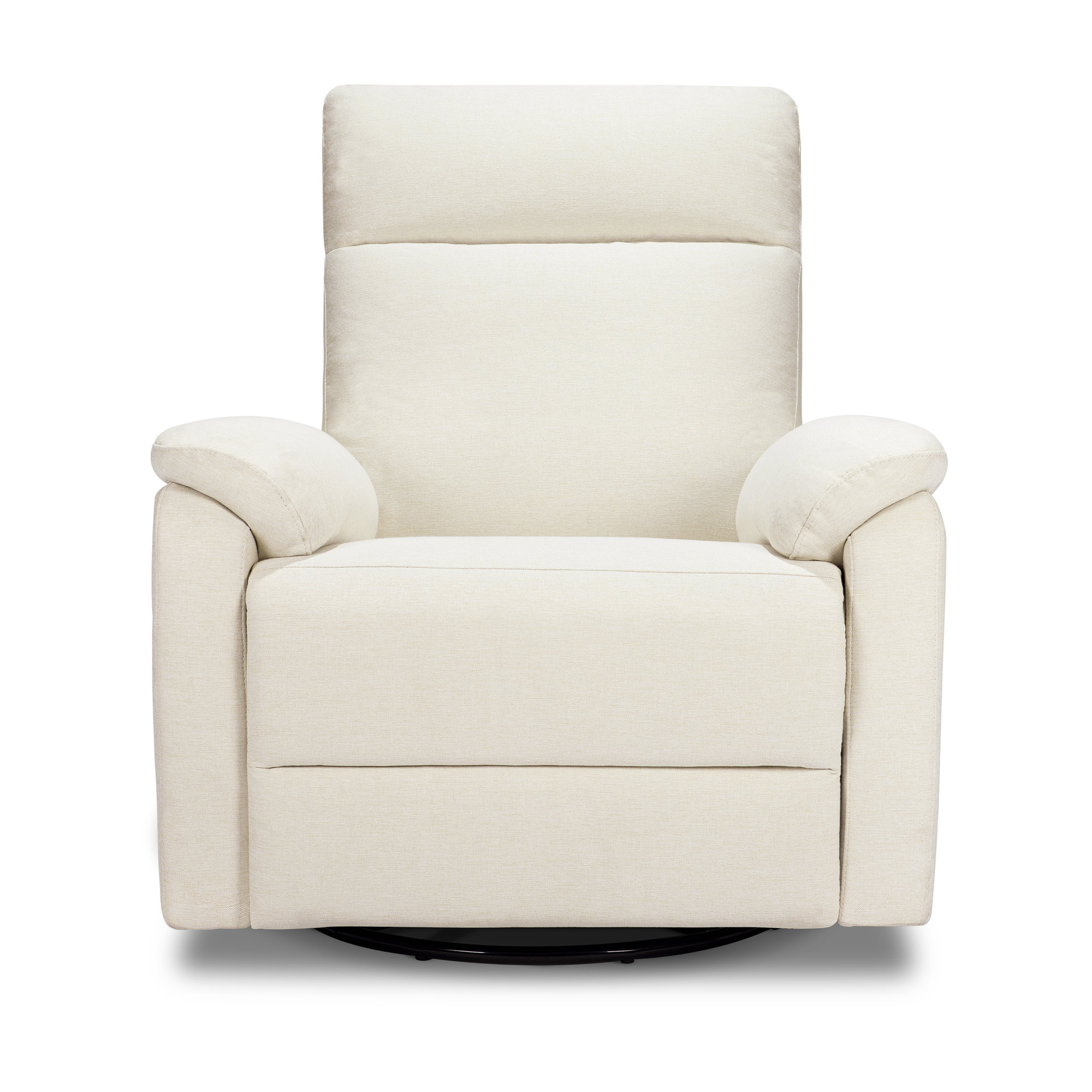 Suzy Recliner And Swivel Glider, Vanilla Polyester Blend