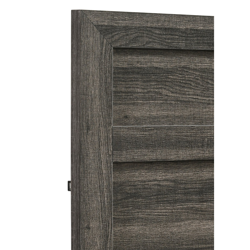 Albano Platform Bed, Gray, Queen