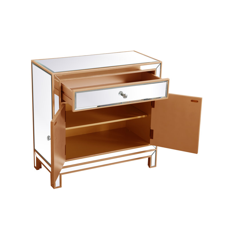 Sigmund Accent Cabinet, Antique Gold