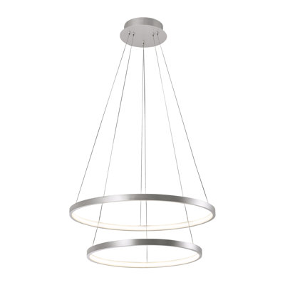 Soldado 2-Light Drum LED Pendant