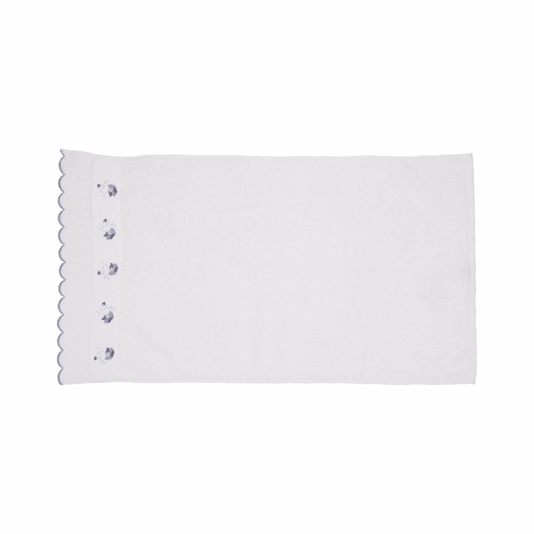 Jeanbaptiste Diane Flower Embroidered 100% Cotton Hand Towel Single Piece