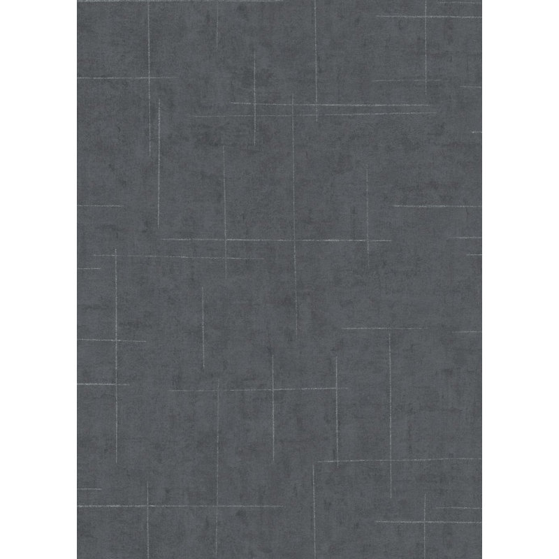 Papier peint texturé avec murs rustiques Concord, 21 po x 33 pi (56 pi2); 10006-15, Noir