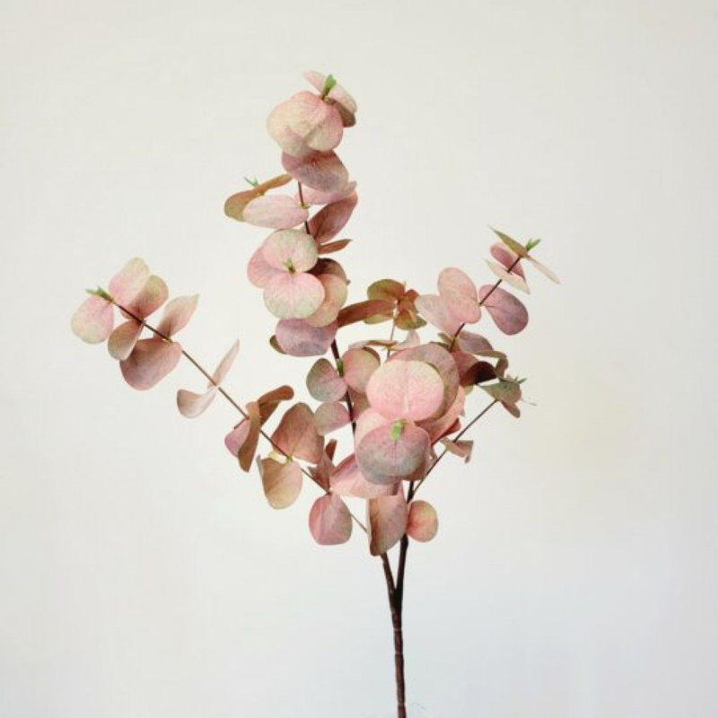 Fleur artificielle en velours Eucalyptus