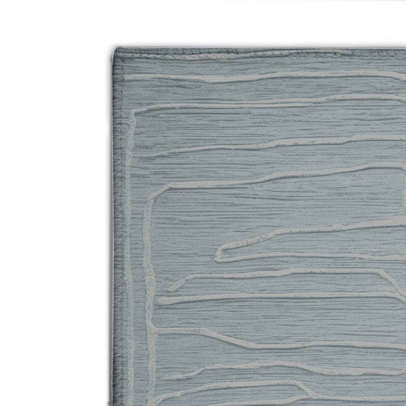 Tapis gris abstrait intérieur et extérieur, Rectangulaire 2 pi x 3 pi