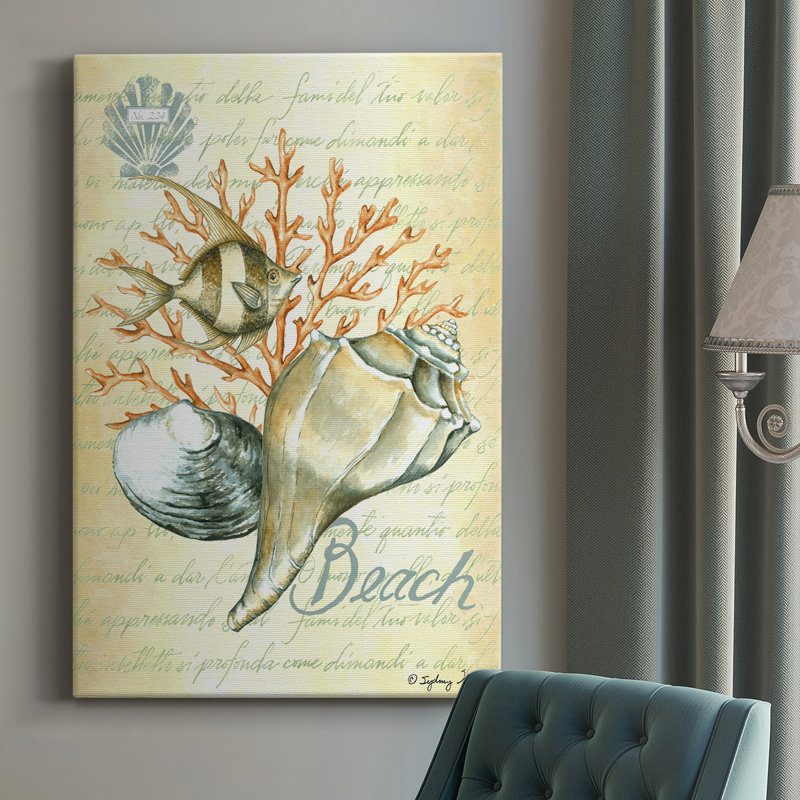 Under the Sea II, impression sur toile tendue, H 27 po x l 16 po x P 1 po