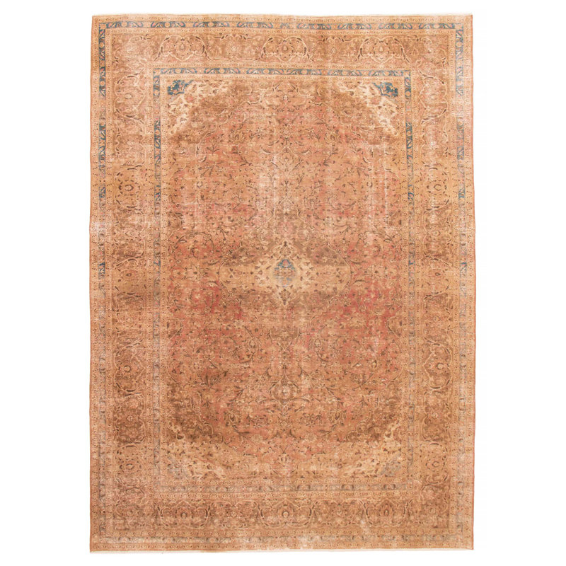 Tapis corail rétro unique 9 pi 6 po x 13 pi 2 po One Of A Kind Antalya