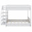 Wood Bunk Bed With Storage Staircase, Bedside Table, And 3 Drawers-1161660533