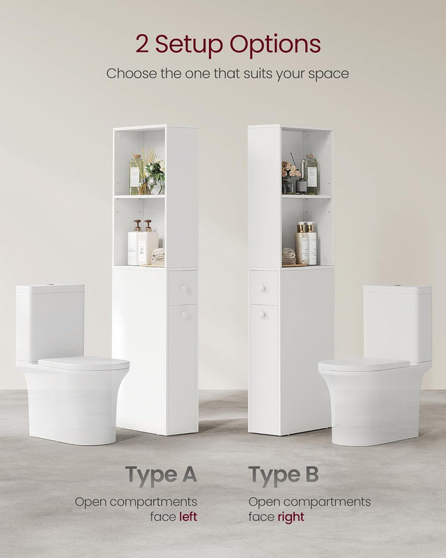 Hokku Designs Bathroom Storage Cabinet, Narrow Bathroom Cabinet | Wayfair