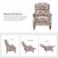 Fauteuil inclinable manuel en polyester Ariany-1668287867