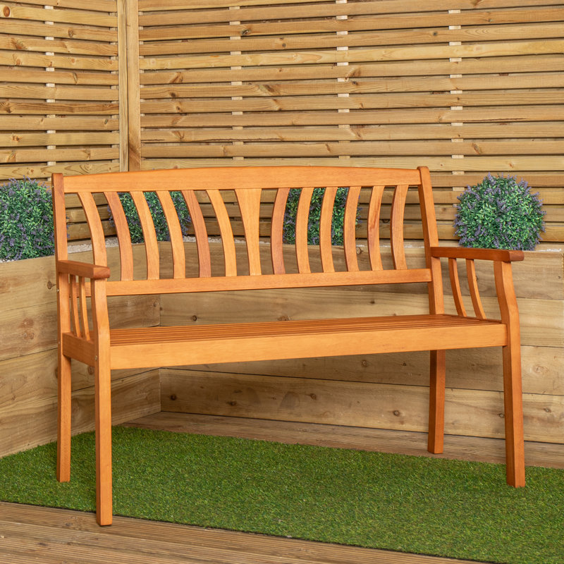 Solid Wood Fir Outdoor Bench