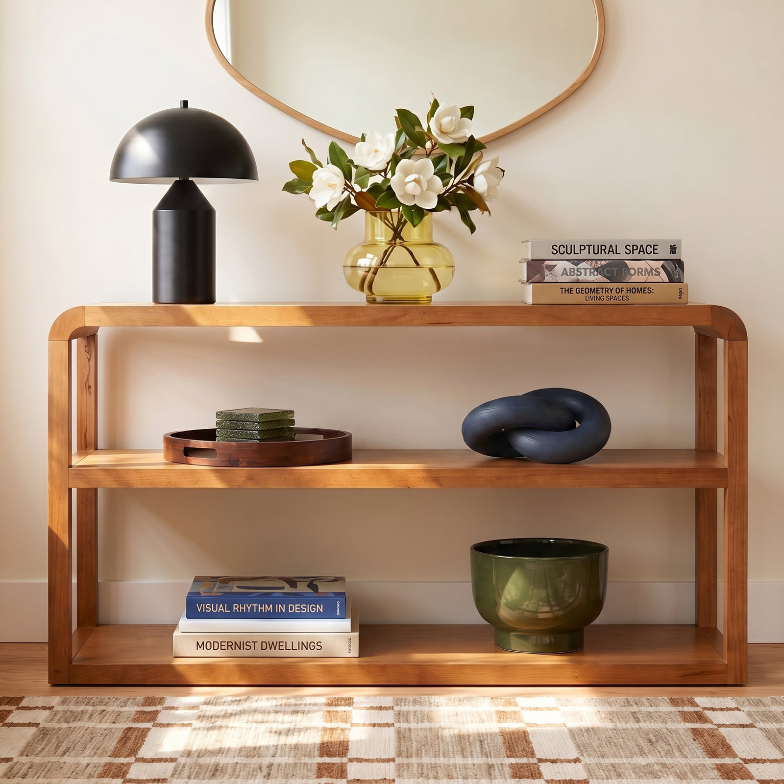 Chauncey 53" Console Table, Walnut