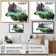 Double exposition d'un loup avec un paysage de forêt - loup-1185773020-1185773021