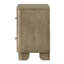 Table de chevet style transitionnel 1pc avec 2 tiroirs de rangement
