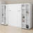 Space Saving Wall Bed Featuring Built In Storage