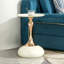 Petite table d'appoint ronde pour petits espaces, table basse, petite table basse de salon, table de bout blanche