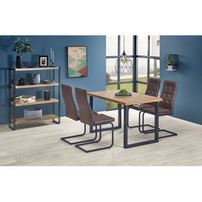 Amante Solid Wood Base Dining Table