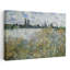 Ile Aux Fleurs Near Vetheuil 1880 Classic Abstract Contemporary Forest Spring Wall Art Print by Claude Monet - Wrapped Canvas Print-1476005208