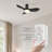36'' Elaise 3 - Blade LED Flush Mount Ceiling Fans with Lights-283343856