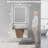 Dokes Super Bright Front & Back LED Lighted Anti-Fog Tempered Glass Bathroom/Vanity Mirror with ETL -1614704158