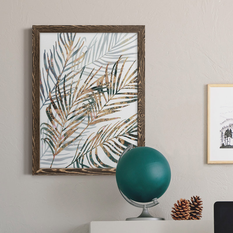 " Summer Gaze II " Painting Print, Walnut, 44" H x 31" W x 1" D