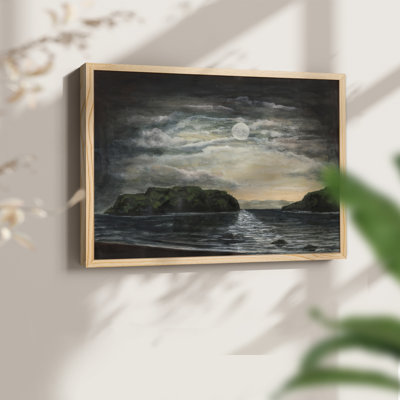 Midnight Seascape I - impression encadrée - réaménageable