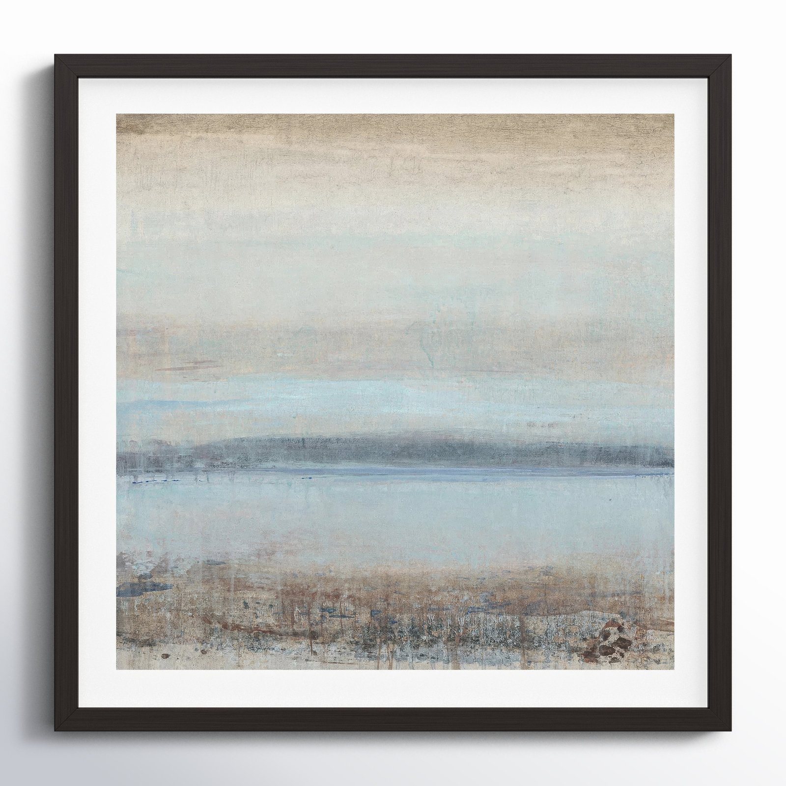Tranquility I by Timothy O' Toole, 12"H x 12"W, Espresso