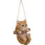 Statue de chaton tabby suspendu