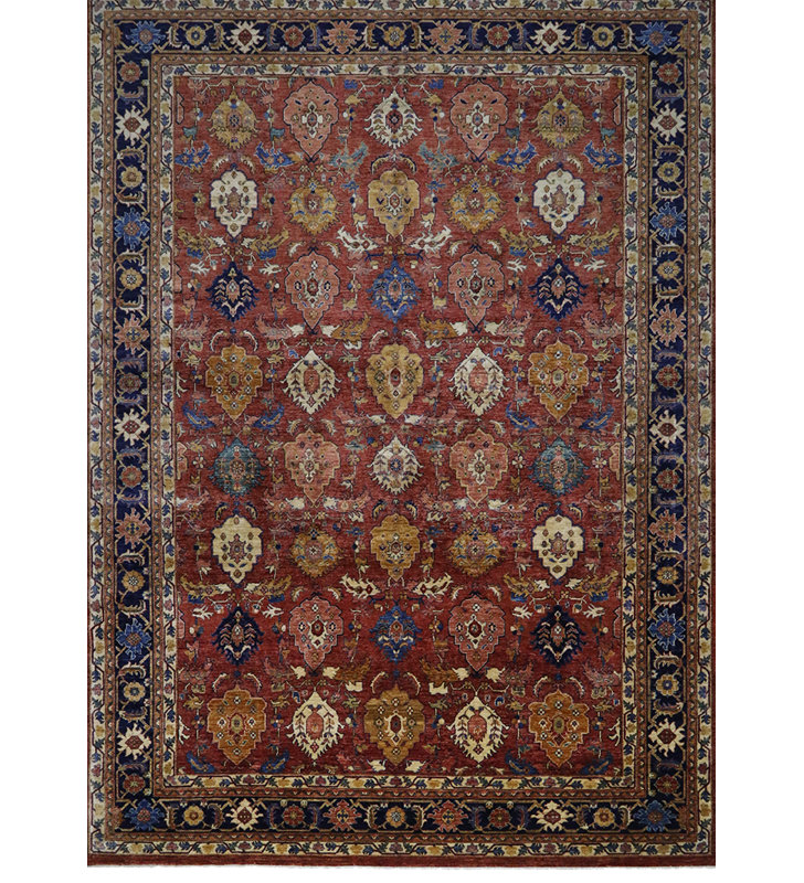 Red Saffron Serapi 9'11 x 13'7"
