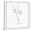 Face Outline - Single Picture Frame Painting-844042245