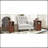 End Table With Drawers, Corner Table With Open Shelves, Tall Side Table For Bedroom And Corner