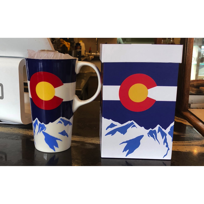Cypress Home Earthenware Travel Mug