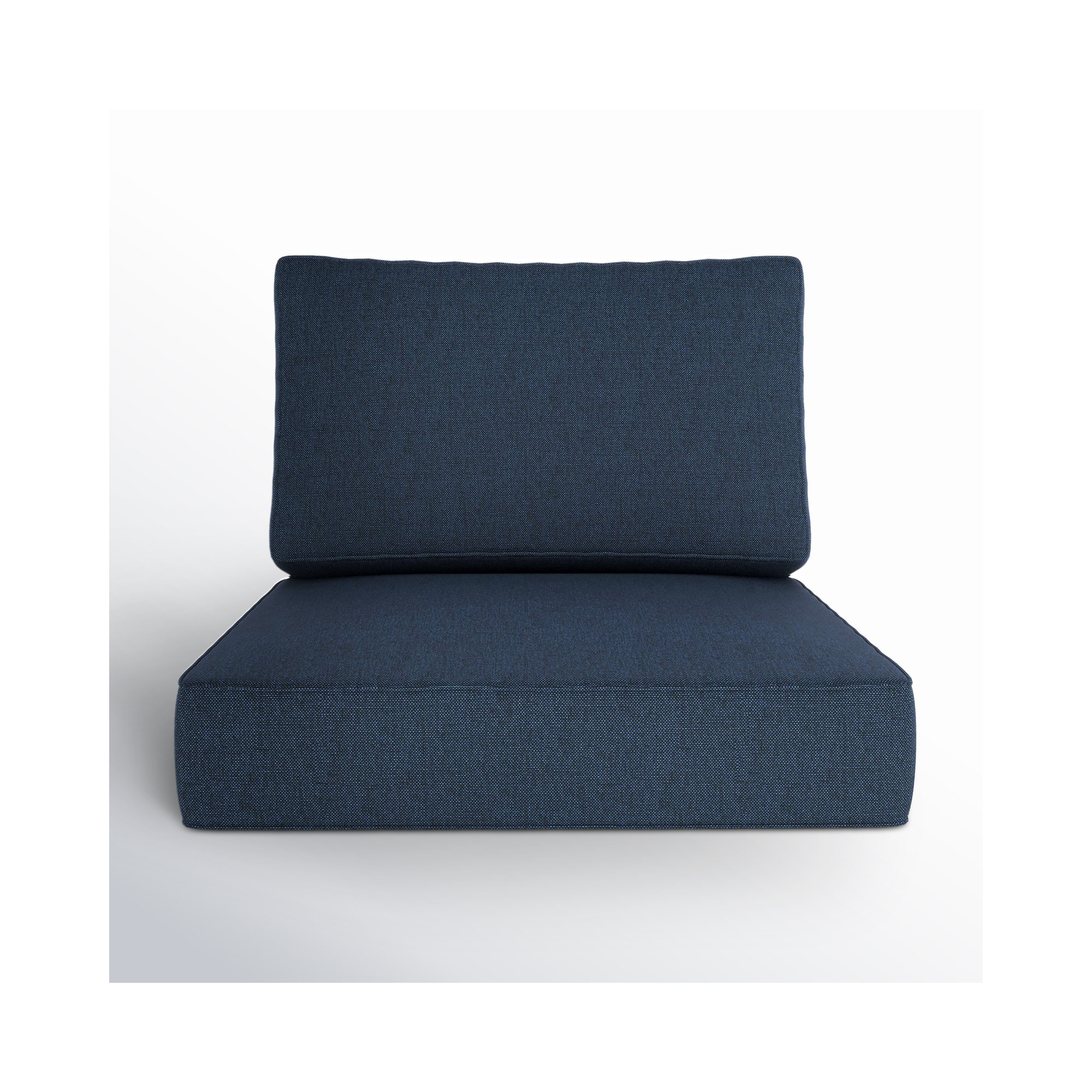 Outdoor Sunbrella Seat/Back Cushion, Spectrum Indigo Sunbrella®