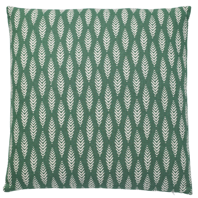 Coussin décoratif, Vert, H 24 po x l 24 po x P 4 po