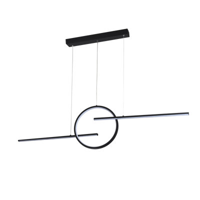 1 - Light LED Wagon Wheel Pendant