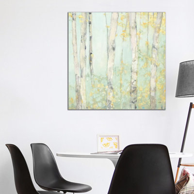 Spring Birches by Julia Purinton - Wrapped Canvas Print